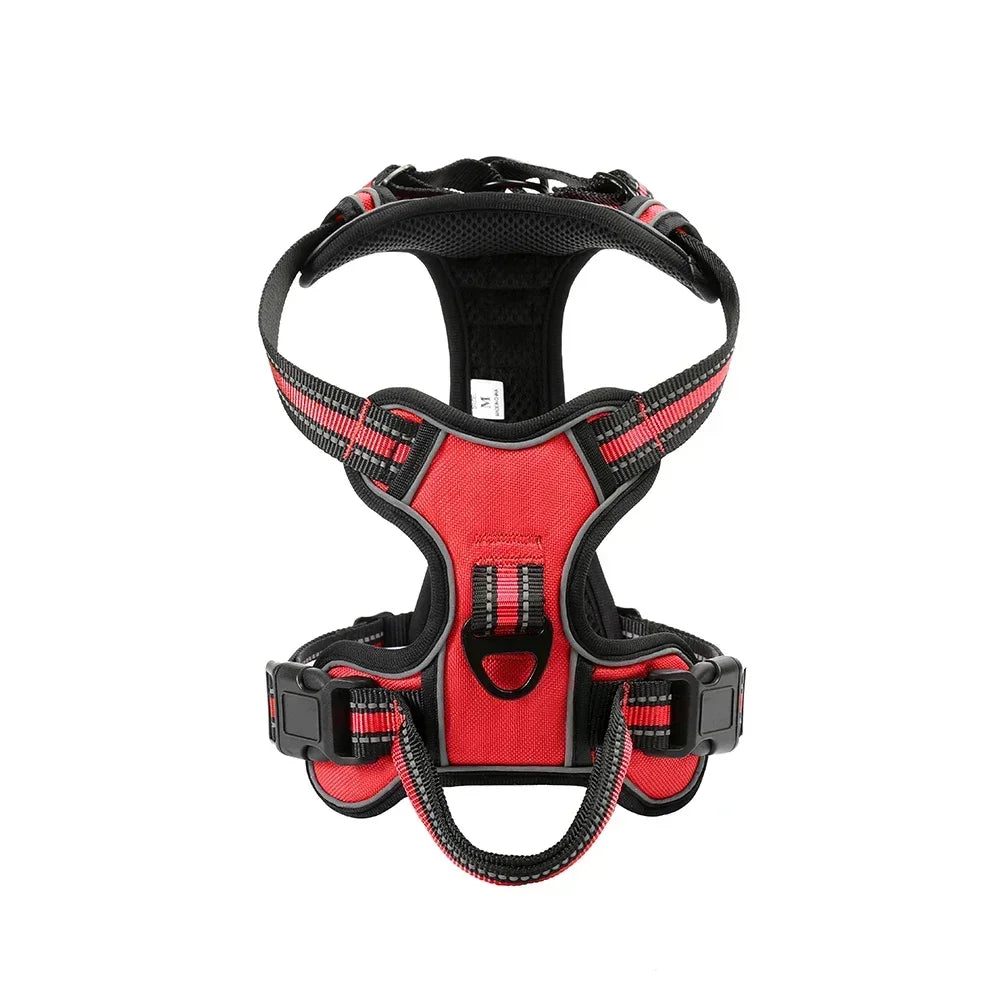 Reflective adjustable dog harness for small medium and large dogs