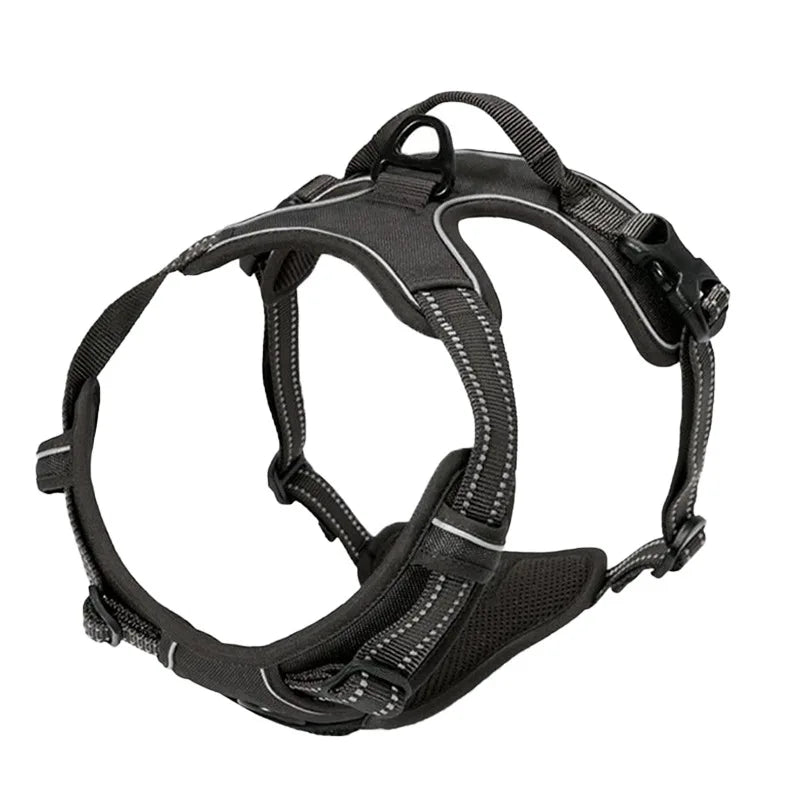 Reflective no-pull dog harness with breathable mesh by VELARO PAWS