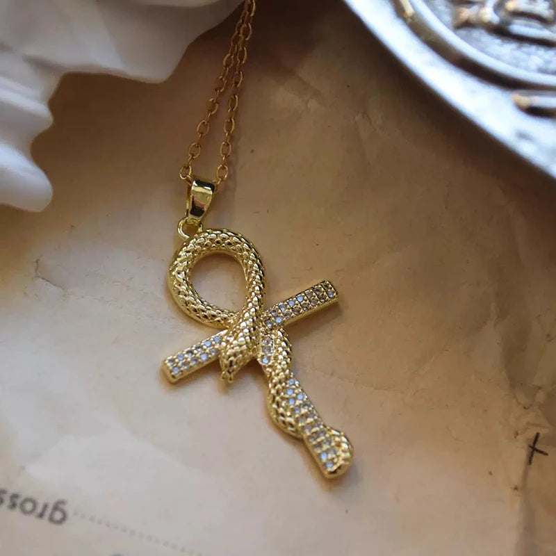Men Women Hip Hop Zircon Cross Shiny Pendant Stainless Steel Necklace Charm Bling Exquisite Necklaces Jewelry Fashion Gifts