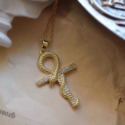 Men Women Hip Hop Zircon Cross Shiny Pendant Stainless Steel Necklace Charm Bling Exquisite Necklaces Jewelry Fashion Gifts